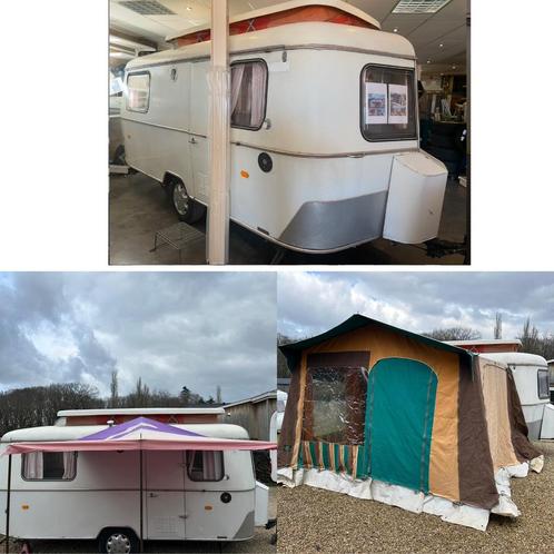 Caravan Eriba Troll met voortent en luifel, Caravans en Kamperen, Caravans, Bedrijf, Eriba, Hefdak, Ophalen