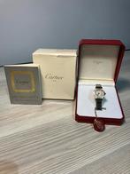 Cartier Santos Octagon 187903, Handtassen en Accessoires, Horloges | Dames, Overige merken, Staal, Gebruikt, Polshorloge