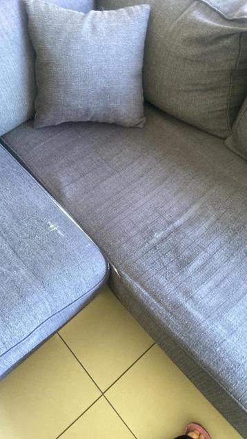 Divan en tissu L à gauche, Enlèvement