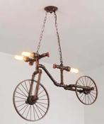 ️Retro verlichting 3x E27 fiets pijpleiding vintage bronze️, Enlèvement ou Envoi, Comme neuf