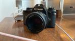 Nikon EM+ 50mm f1.8 getest en werkt, Audio, Tv en Foto, Fotocamera's Analoog, Ophalen of Verzenden, Zo goed als nieuw, Spiegelreflex