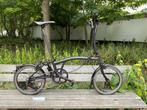 Brompton vouwfiets P-line (Titanium !) M4L - midnight black, Ophalen, Brompton, 16 tot 18 inch, Versnellingen