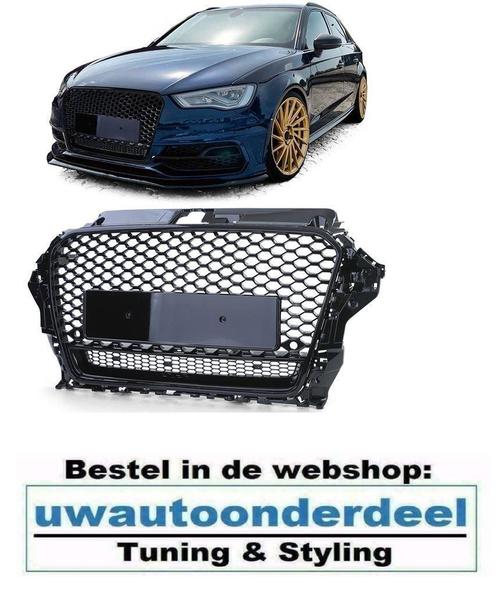 Audi A3 8V RS3 Pre Look Sport Grill Zonder Embleem Zwart Hon, Autos : Divers, Tuning & Styling, Enlèvement ou Envoi