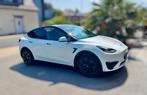 Tesla Model Y 2024 slechts 23.000km, Auto's, Achterwielaandrijving, Zwart, Wit, USB