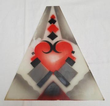 Glas - Amsterdamse lamp (34). beschikbaar voor biedingen