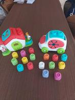 Huisje en auto met clemmy blokken, Kinderen en Baby's, Speelgoed | Fisher-Price, Ophalen of Verzenden, Zo goed als nieuw