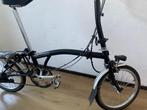 Brompton vouwfiets met naafdynamo verlichting., Gebruikt, Brompton, Versnellingen, Ophalen of Verzenden