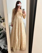 Gloednieuwe gouden jurk met glitters abiye feestjurk, Kleding | Dames, Gelegenheidskleding, Maat 38/40 (M), Galajurk, Overige kleuren