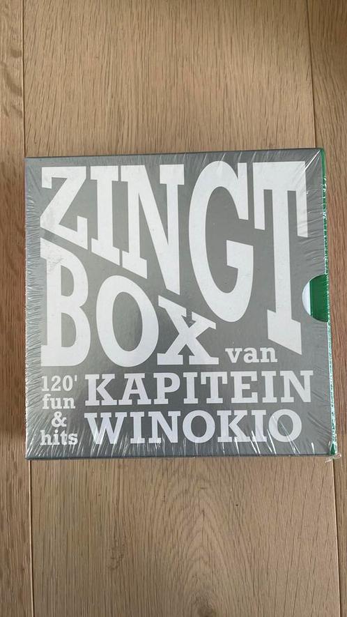 Kapitein Winokio - Zingt-box, Cd's en Dvd's, Cd's | Kinderen en Jeugd, Nieuw in verpakking, Muziek, Boxset, Ophalen of Verzenden