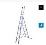 Ladder 3x12 treden, Doe-het-zelf en Bouw, Ladders en Trappen, Ophalen, Zo goed als nieuw, Ladder
