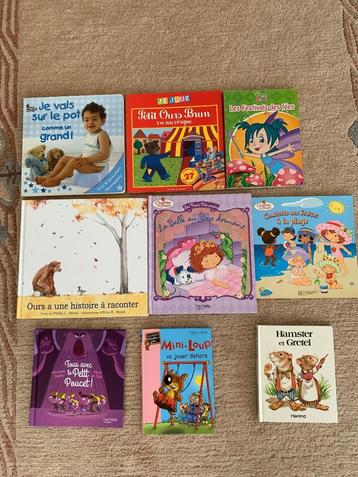 Livres (9) pour enfants (0 à 8 ans) beschikbaar voor biedingen