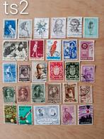 Belgische postzegels gestempeld met toeslag 2, Postzegels en Munten, Ophalen of Verzenden