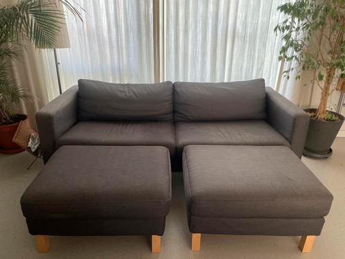 Zetel Karlstad Ikea, Huis en Inrichting, Zetels | Zetels, Gebruikt, Rechte bank, Driepersoons, 150 tot 200 cm, 75 tot 100 cm, Stof