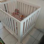 Box/park met matras, hoeslakens, boxkleed en accessoires, Ophalen, Gebruikt, Rechthoekig, In hoogte verstelbaar