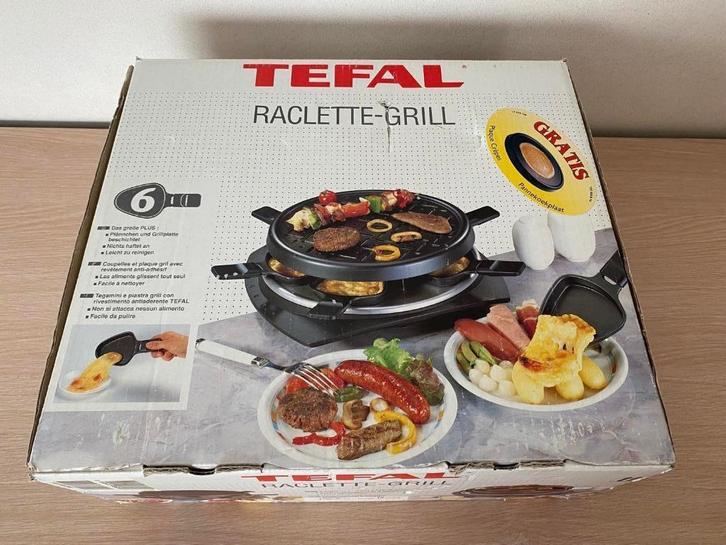 Tefal Gourmet - Raclette - Grill - pannenkoeken 6 personen, Huis en Inrichting, Keuken | Potten en Pannen, Gebruikt, Overige typen
