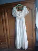 Lang kleed cremekleurig maat XL, Kleding | Dames, Ophalen of Verzenden, Zo goed als nieuw, Maat 46/48 (XL) of groter