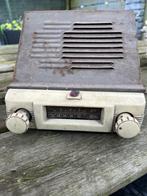 Antieke Philips auto radio met buizen, Gebruikt, Ophalen of Verzenden