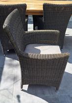 5 rotan tuinstoelen, Ophalen, Zo goed als nieuw, Rotan