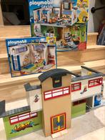 Playmobil school 9453 + sportlokaal 9454, Kinderen en Baby's, Speelgoed | Playmobil, Ophalen, Zo goed als nieuw, Complete set