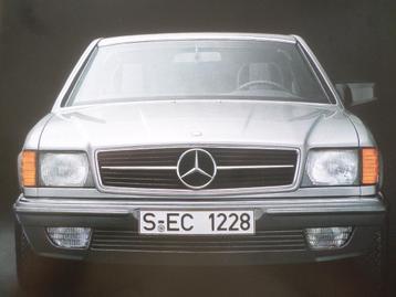 Brochure des Mercedes 380 et 500 SEC W126 - FRANÇAIS