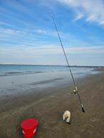 2 Vercelli strandhengels + 2 Penn 8000 serie zeemolens,,,, Watersport en Boten, Hengelsport | Zeevissen, Ophalen, Zo goed als nieuw