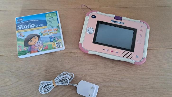 Vtech Storio 3S + extra spel, Kinderen en Baby's, Speelgoed | Vtech, Gebruikt, 4 tot 6 jaar, Ophalen
