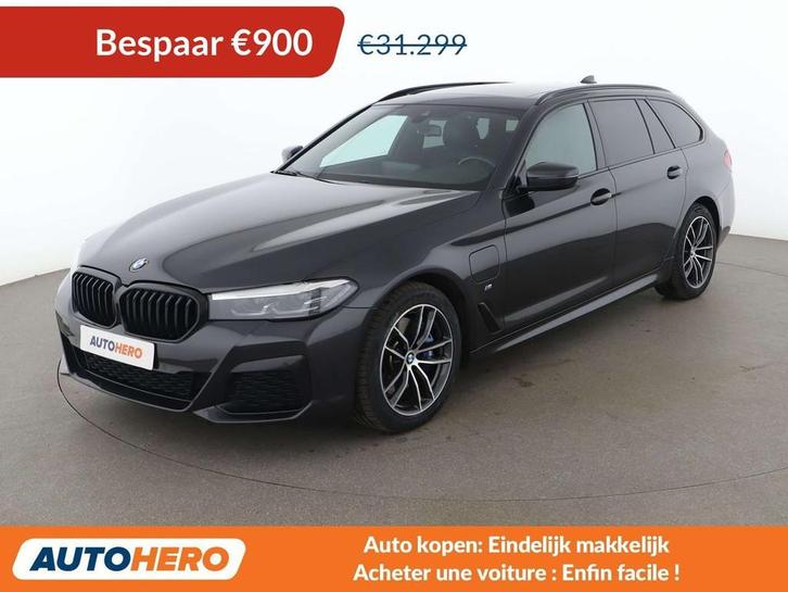 BMW 5 Serie 530 530e M Sport (bj 2021, automaat), Auto's, BMW, Te koop, 5 Reeks, ABS, Airbags, Airconditioning, Android Auto, Apple Carplay