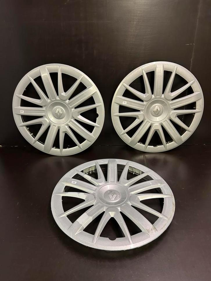 3 Renault Trafic Megane Clio Kangoo Capture 16" wieldop, Auto diversen, Wieldoppen, Gebruikt, Ophalen of Verzenden