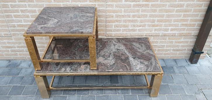 Salontafelset, Huis en Inrichting, Tafels | Salontafels, Zo goed als nieuw, Minder dan 50 cm, 50 tot 100 cm, 100 tot 150 cm, Rechthoekig