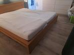 Bed 180cm - 200cm, Ophalen, Bruin, Tweepersoons, Zo goed als nieuw