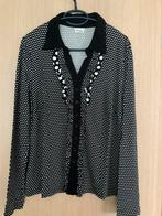 Dames bloes met dots Mayerline maat L, Kleding | Dames, Maat 38/40 (M), Mayerline, Blauw, Ophalen of Verzenden