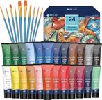 Acrylverf | 24 tubes | 36 ml | glanzende kleuren | Nieuw