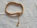 Vergulden 18k armband, Handtassen en Accessoires, Armbanden, Ophalen, Zo goed als nieuw, Goud, Overige materialen