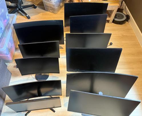 12 NIEUWE monitors (met schermschade), Computers en Software, Monitoren, Niet werkend, 151 t/m 200 Hz, DisplayPort, HDMI, Gaming
