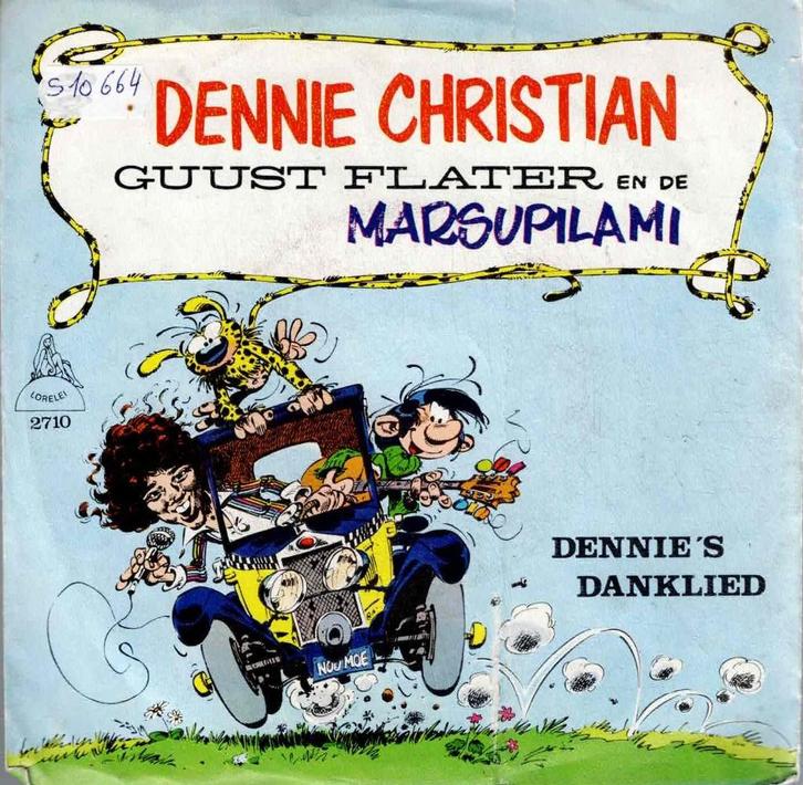 Vinyl, 7"   -    Dennie Christian – Guust Flater En De Marsu, Cd's en Dvd's, Vinyl | Overige Vinyl, Overige formaten, Ophalen of Verzenden