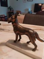 CHIEN ART DÉCO EN BRONZE, Antiquités & Art, Enlèvement ou Envoi, Bronze