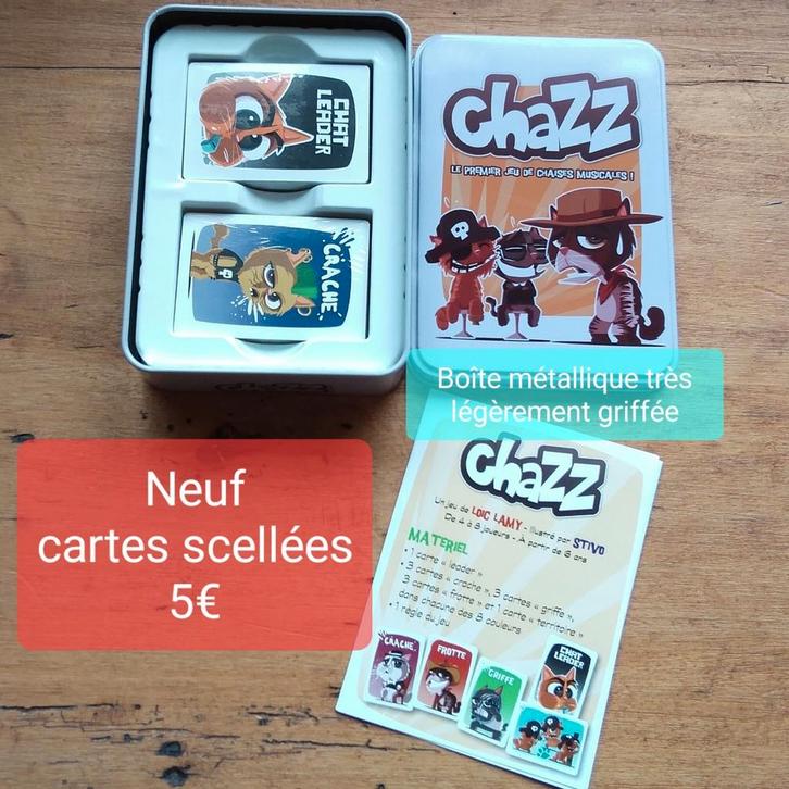 Jeu d'ambiance Chazz, Verzamelen, Speelkaarten, Jokers en Kwartetten, Zo goed als nieuw, Ophalen