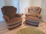 Beige zetels, Huis en Inrichting, Ophalen, Gebruikt, Stof