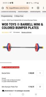 kinder barbell, Sport en Fitness, Ophalen, Gebruikt, Rug, Halterset