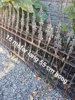16 meter antiek zwaar hekwerk, Tuin en Terras, Ophalen, Zo goed als nieuw, Tuinhek