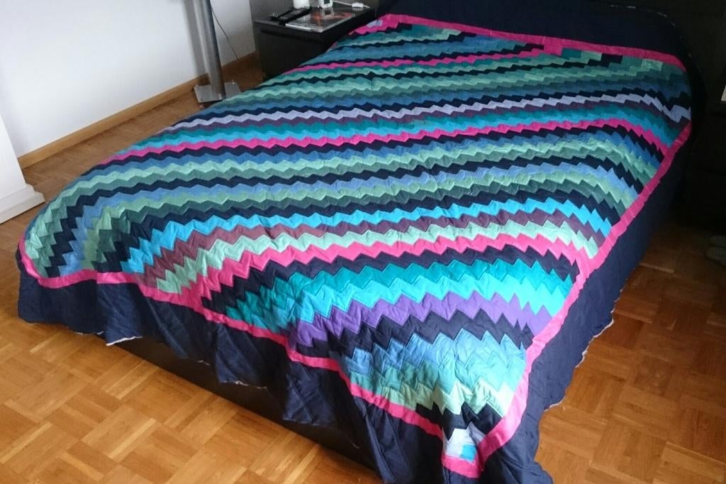 Beau tapis patchwork décoratif fait main 220x260 cm, Maison & Meubles, Accessoires pour la Maison | Plaids & Couvertures, Neuf