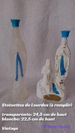 2 Lourdesbeeldjes (te vullen), Antiek en Kunst, Antiek | Religieuze voorwerpen, Ophalen of Verzenden