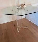 Vintage glazen tafel, Huis en Inrichting, Ophalen, Zo goed als nieuw