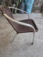 8 terrasstoelen, Tuin en Terras, Tuinstoelen, Ophalen, Stapelbaar