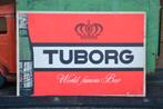 Tuborg, Ophalen, Gebruikt, Reclamebord, Plaat of Schild, Overige merken