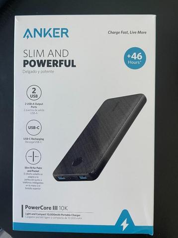 Powerbank - Anker powercore III 10k