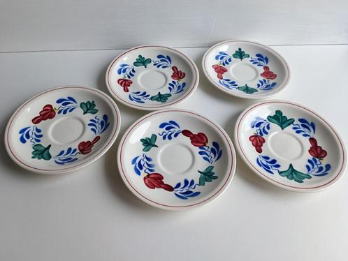 Sous-tasse Boch La Louvière modèle Boerenbont, Antiek en Kunst, Antiek | Keramiek en Aardewerk, Ophalen of Verzenden