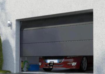 sectionale garagepoort automatisch in kit GRIJS, Doe-het-zelf en Bouw, Ophalen, Gebruikt