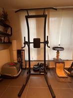 Fitness Station + free weights, Sport en Fitness, Fitnessmaterialen, Ophalen of Verzenden, Zo goed als nieuw