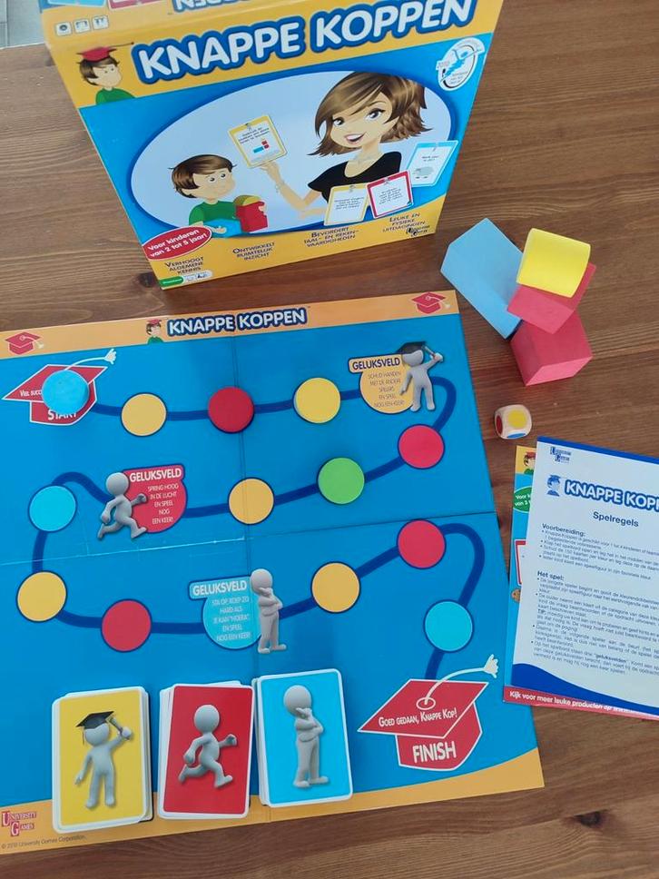 Knappe koppen gezelschapsspel, Hobby en Vrije tijd, Gezelschapsspellen | Overige, Gebruikt, Ophalen of Verzenden